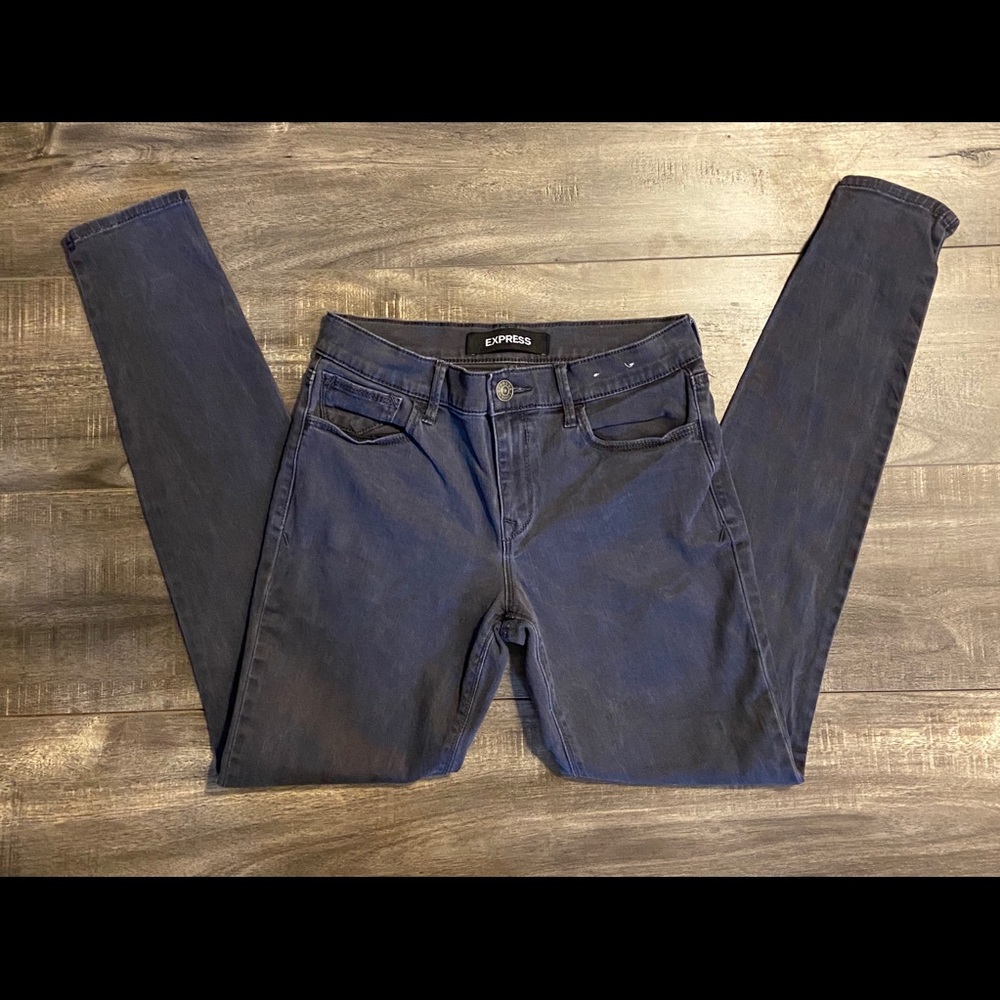 Express mid rise stretch jeans